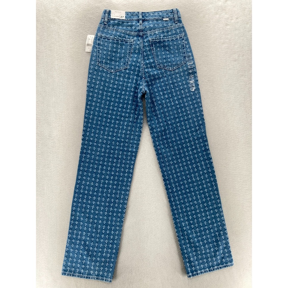 PacSun 90's Boyfriend Jeans Women's 27 Blue Distressed Denim Straight Leg Y2K - Picture 14 of 14